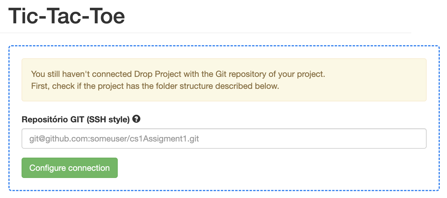 Submission using git